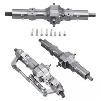 

1/16 Remote Control Vehicle Durable Repair Accessories Metal Front Middle Rear Bridge Axle Six-wheel Drive RC Car Sets