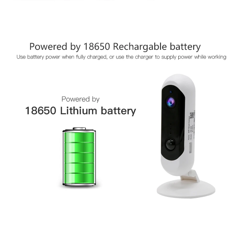 HD 1080P батарея CCTV Беспроводная IP камера инфракрасная ночная версия PIR M-otion Обнаружение 120 ° домашняя камера с Wi-Fi детские мониторы