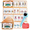 24 Groups/set English Verb Tense Flashcards Leaning Word Picture Pocket Cards Educational Toys for Child Kids Games Montessori 1