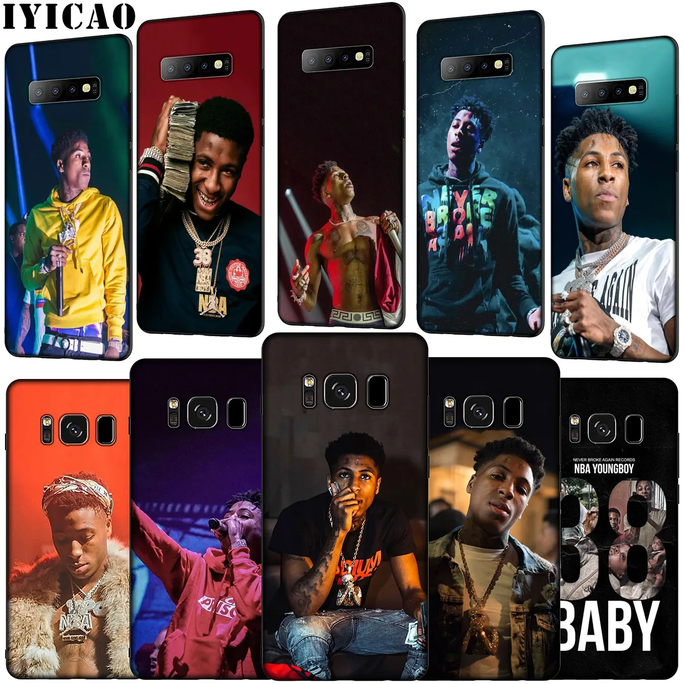 IYICAO YoungBoy Never Broken Again Hot singer Soft Phone Case for Samsung Galaxy S20 Ultra S10 Lite S9 S8 Plus S6 S7 Edge S10e |
