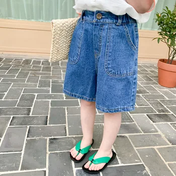 

2020 Best Selling Baby Girls Denim Pants Summer Kids Girls Jean Pants 1-6 Years