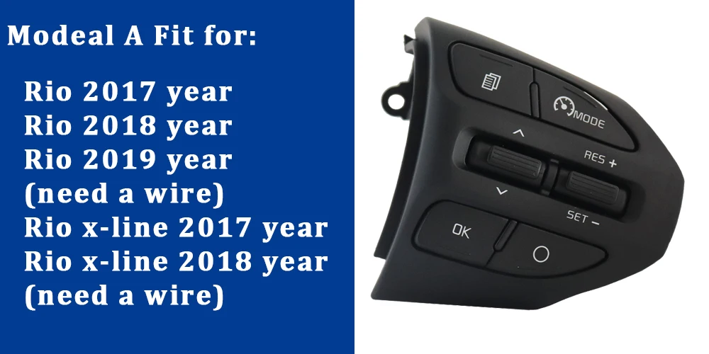 Для KIA K2 Рио Рио 4 X-LINE рулевое колесо кнопки Bluetooth телефон круиз Управление с переключателем громкости кнопки Auto Запчасти