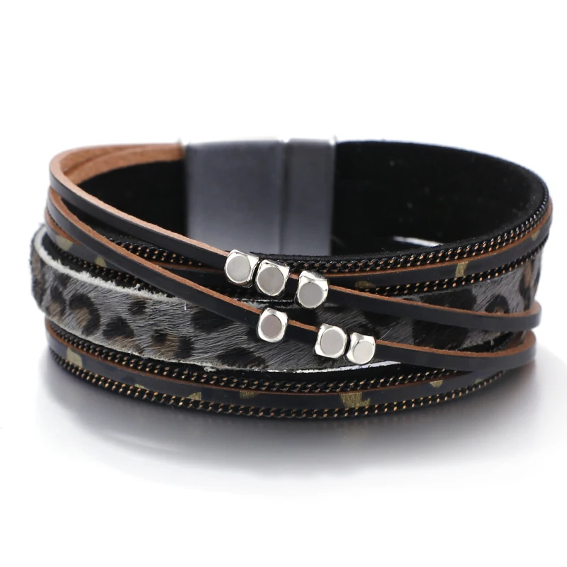 E760172P豹纹编制手镯 (5)