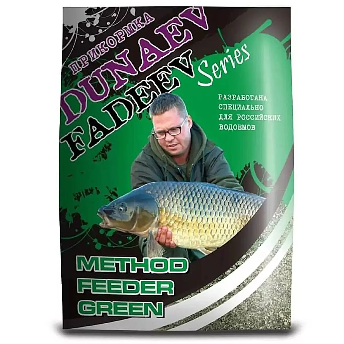 Bait &quotDUNAEV-FADEEV&quot 1 kg feeder method Green | Спорт и развлечения