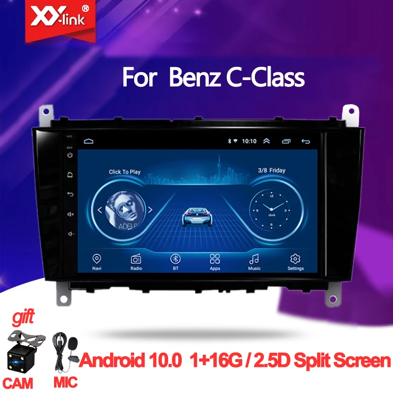 

Android 10.0 Car GPS Navigation For Benz C-Class W203 2004 - 2007 CLC G Class W467 2008-2011 CD Player stereo audio NO 2 din DVD