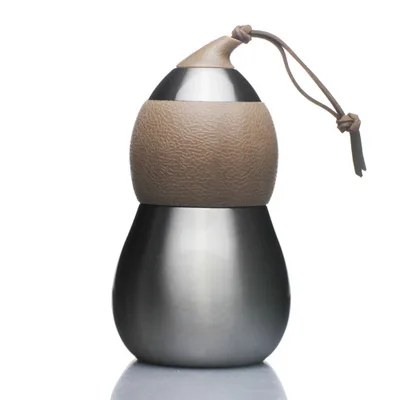 Gourd cup creative personality double stainless steel vacuum cup vacuum couple cup
