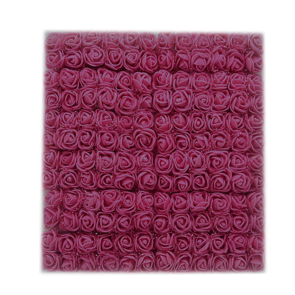 144 шт. миниатюрная роза из пеноматериала имитация искусственного цветка разноцветная роза DIY свадебное украшение цветок Скрапбукинг искусственный цветок Роза