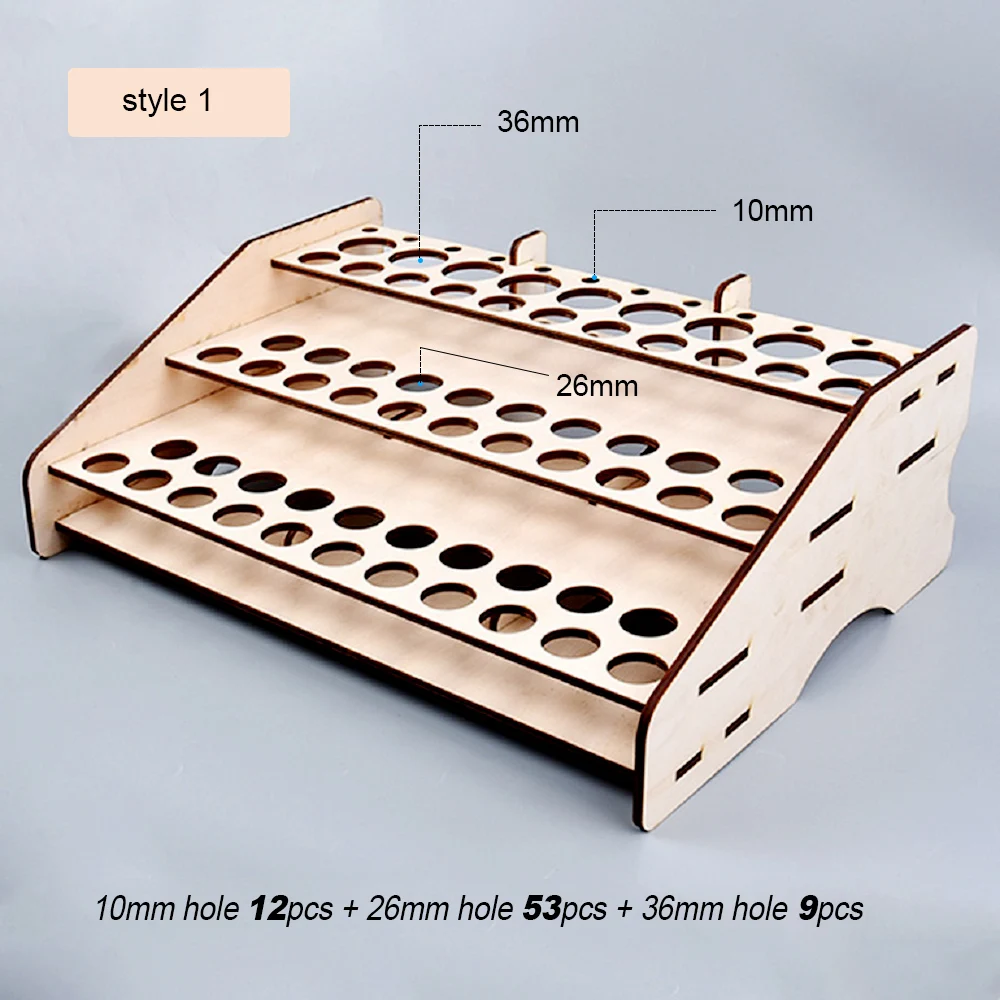 DIY деревянная стойка для краски, подставка для краски, держатель для бутылки с чернилами, органайзер, пигментная полка для картин, кронштейн для кистей, подставка для инструментов