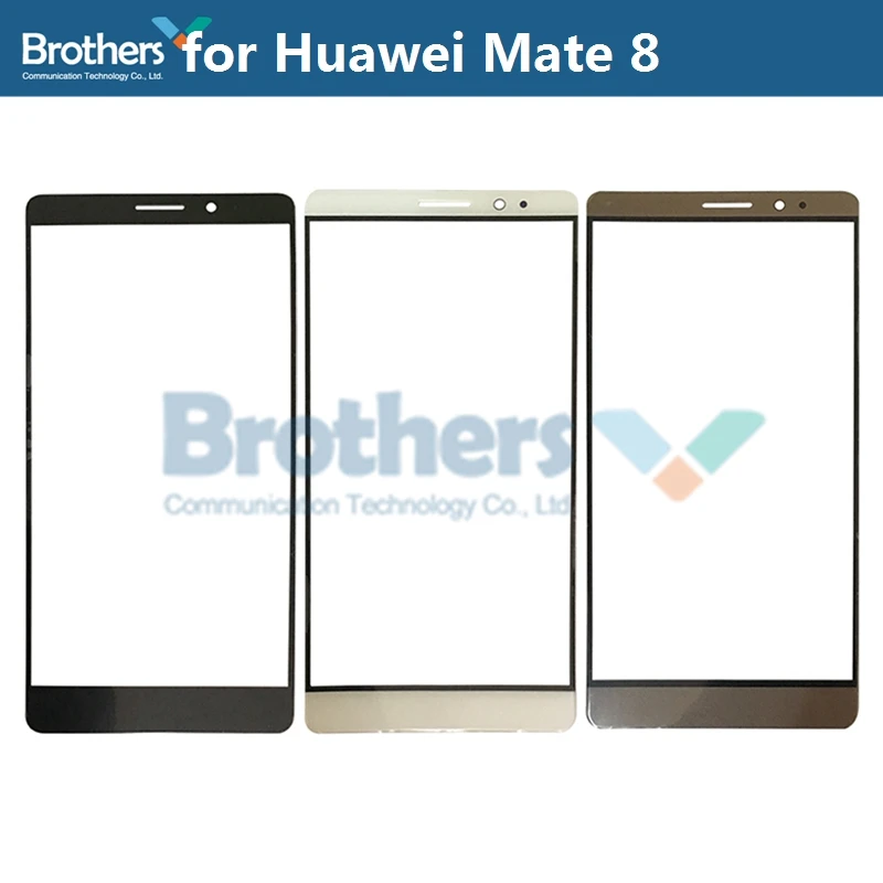 Front Outer Glass Lens For Huawei Mate 7 8 9 Touch Screen Glass for Mate9 Mate8 Mate7 Front LCD Lens Phone Replacement New