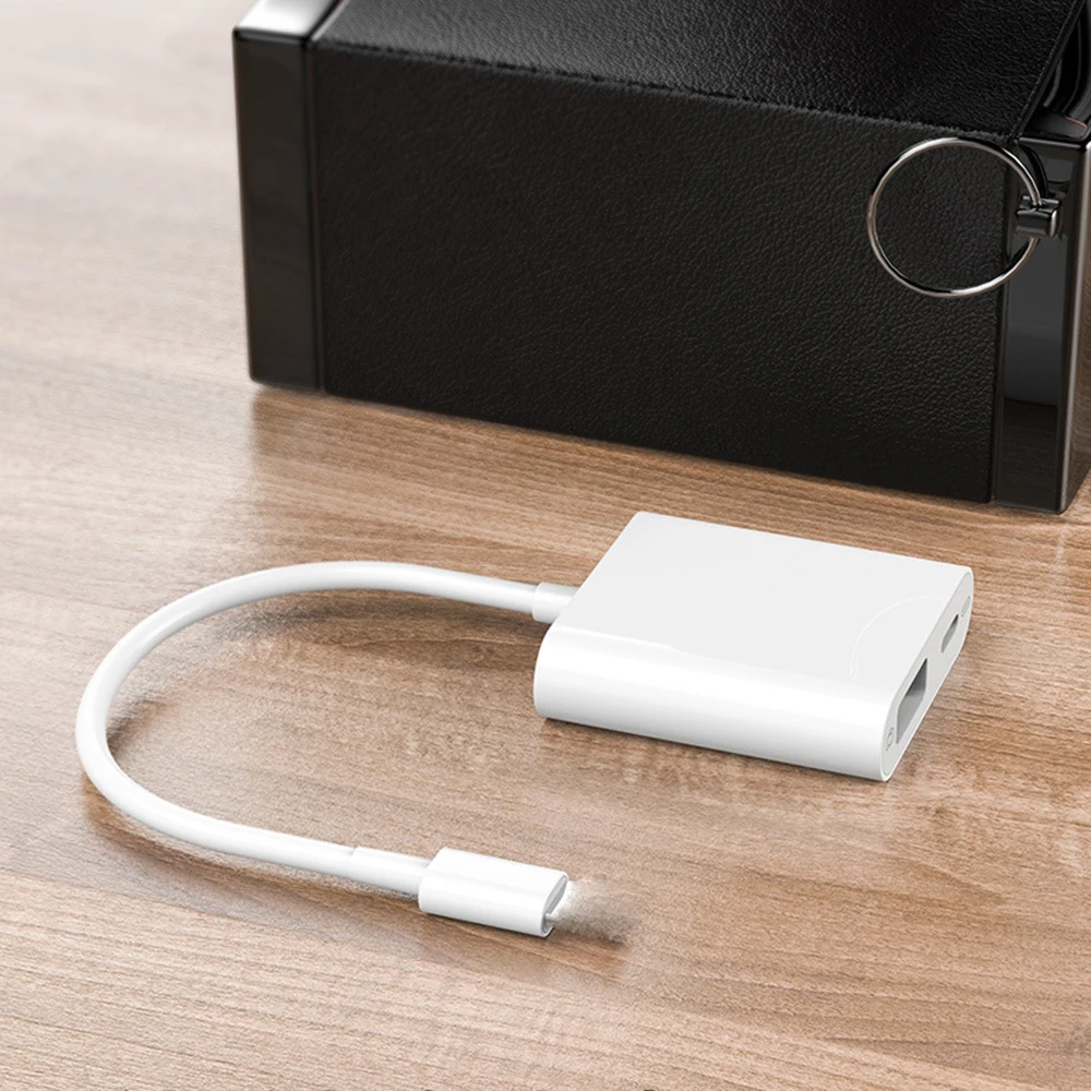 Адаптер USB OTG для iPhone iPad iOS13 адаптер Lightning на 3 0 U диск мышь клавиатура конвертер