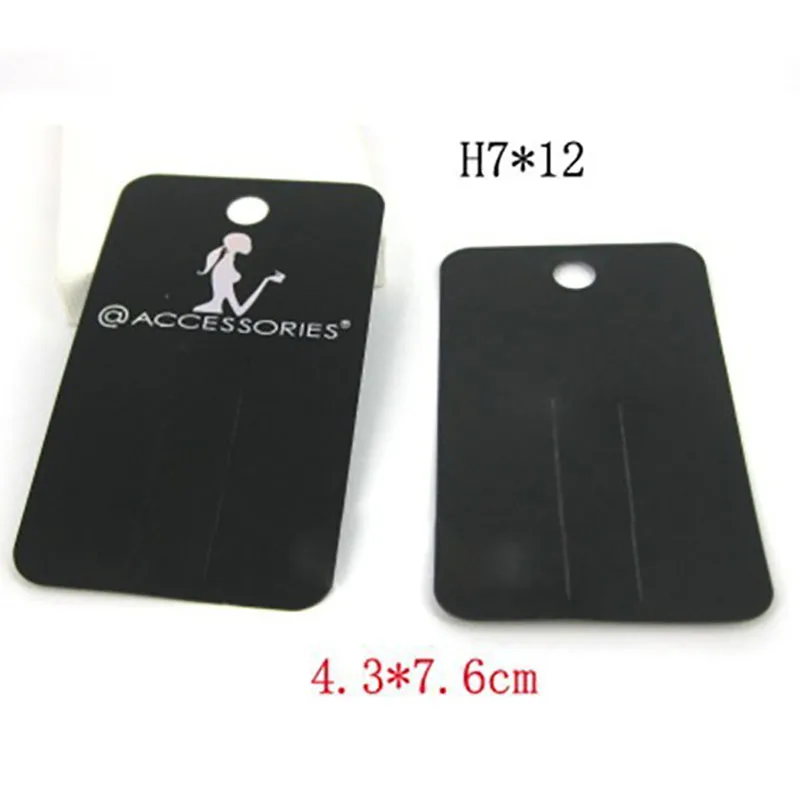 

Free Shipping By Alipress Accept Custom Order Fashion Jewelry PVC tag Card Customize Color Logo One Colur Cost Extra