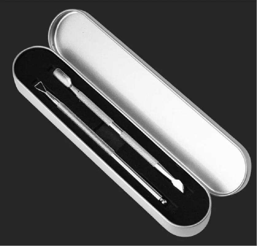 

Nail Dead Skin Pusher 2pcs/Set Stainless Steel Nail Cuticles Trimmer UV Gel Polish Tool High Quality Nail Art Accessories