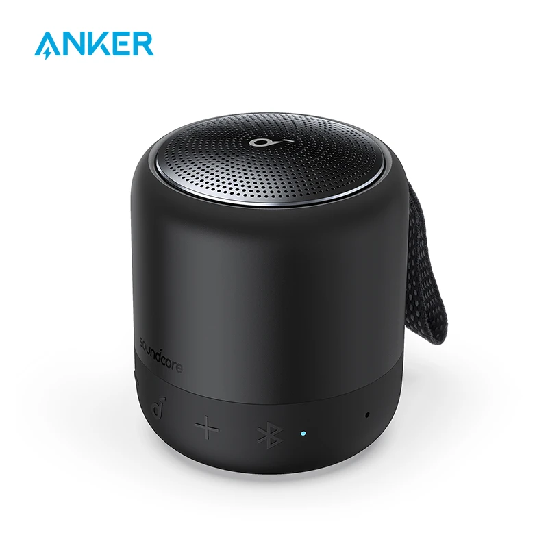 Anker Soundcore Mini 3 Bluetooth Speaker, BassUp and PartyCast Technology, USB-C?Waterproof IPX7?and Customizable EQ