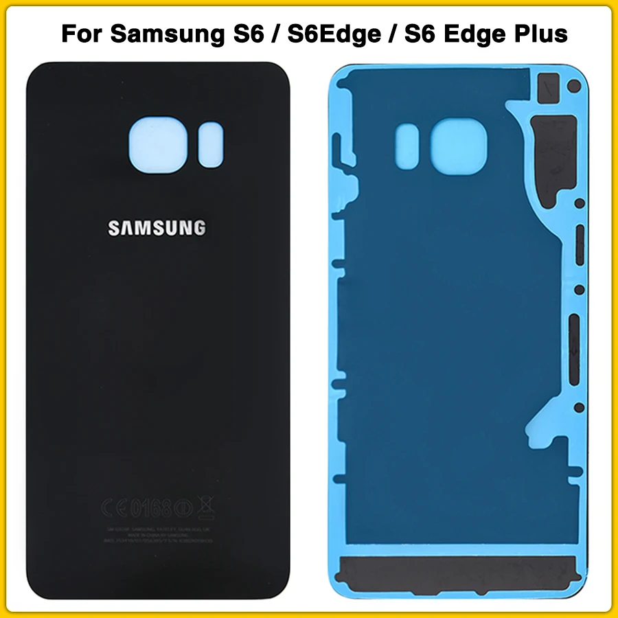 Чехол для задней крышки S6 для samsung Galaxy S6Edge S6 Edge Plus G920 G920F G925 G928, задняя крышка для батареи, задняя крышка для двери