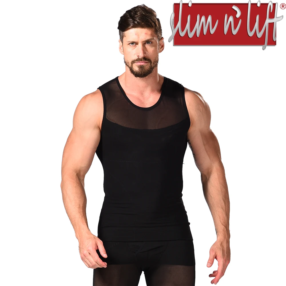 

Original Men's Chest Compression Shirt to Hide Gynecomastia Moobs by Slim N Lift