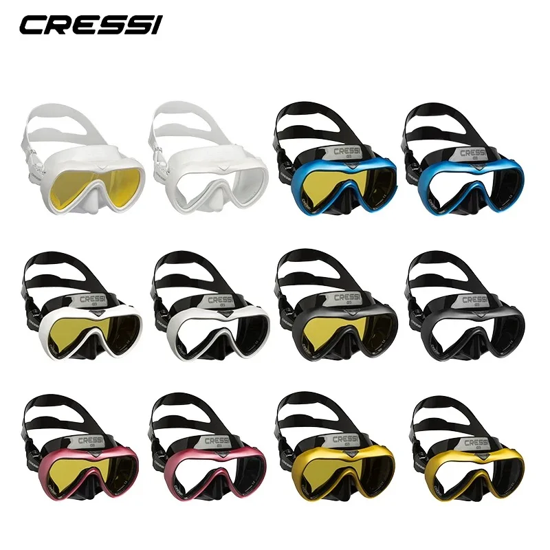 Cressi A1 Antifog Diving Mask Professional Scuba Snorkeling Mask