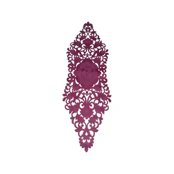 

Snowdrop Lux Velvet Runner Damson