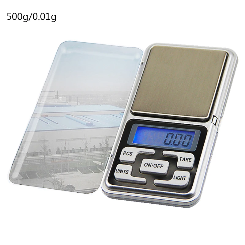 0.01/0.1g Precision LCD Digital Scales 500g/1/2/3kg Mini Electronic Grams Weight Balance Scale for Tea Baking Weighing Scale - Цвет: 500g-0.01g