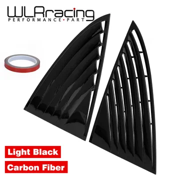 

WLR - Rear Quarter Window Louver Sun Shade Spoiler Panel Carbon fiber ABS 2pcs Shutter Cover Trim For Tesla Model 3 WLR-WSS06