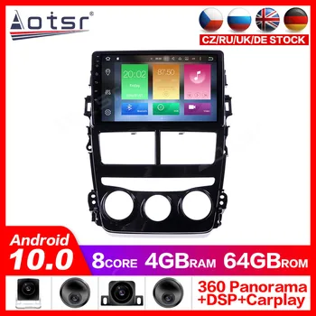 

Android 10.0 GPS Navigation Radio DVD Player for Toyota Yaris Vios 2017- 2020 Video Player Stereo Headuint Built in Carplay dsp