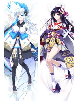 

Anime Onmyoji pillow Cover case Sexy Girls Kagura Yukionnna Pillow Case Double-sided Hugging Body customize pillowcase