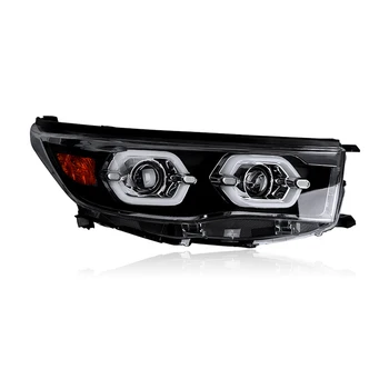 

Car Styling for Toyota Highlander Headlights 2015-2017 New Kluger LED Headlight drl Lens Double Beam H7 HID Xenon