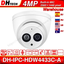 Dahua IPC-HDW4433C-A 4MP HD POE Network IR Mini Dome IP Camera Starlight Built-in MiC CCTV Camera replace IPC-HDW4431C-A