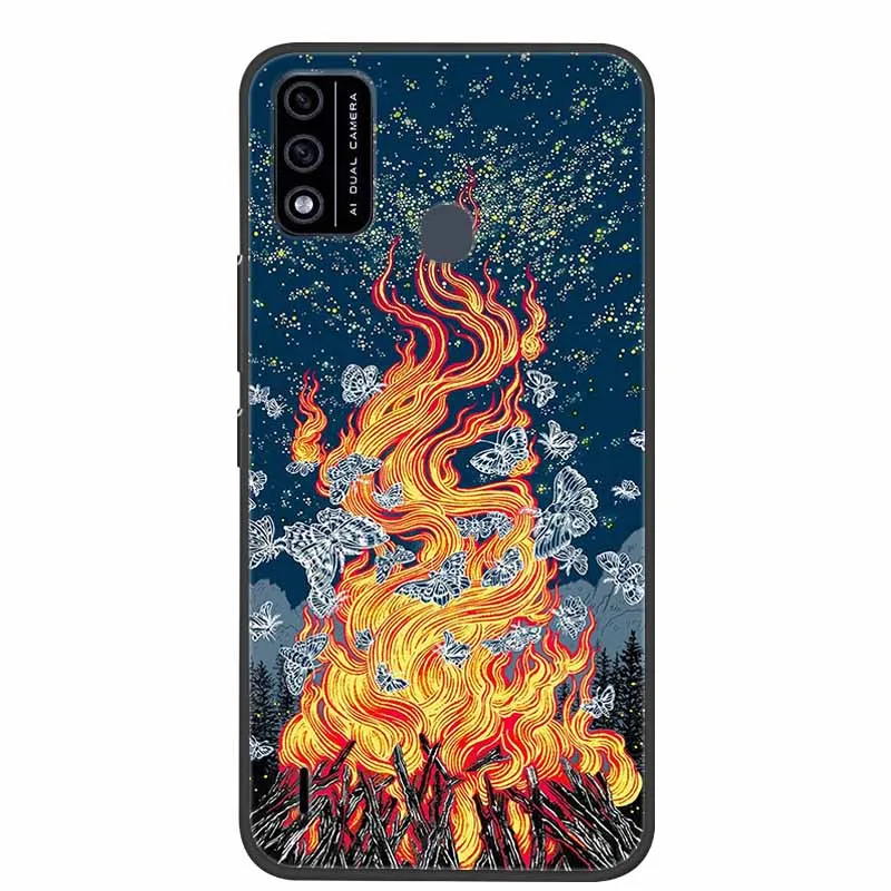 For Itel A48 Case Soft Silicone Cool Cartoon Case For Itel A48 Back Cover for ITEL A 48 Cases Fashion TPU Phone Fundas New Capa phone pouch for running Cases & Covers