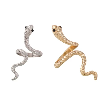 

Adjustable Punk Rock Snake Ring For Women Retro Gothic Finger Jewelry Accessories