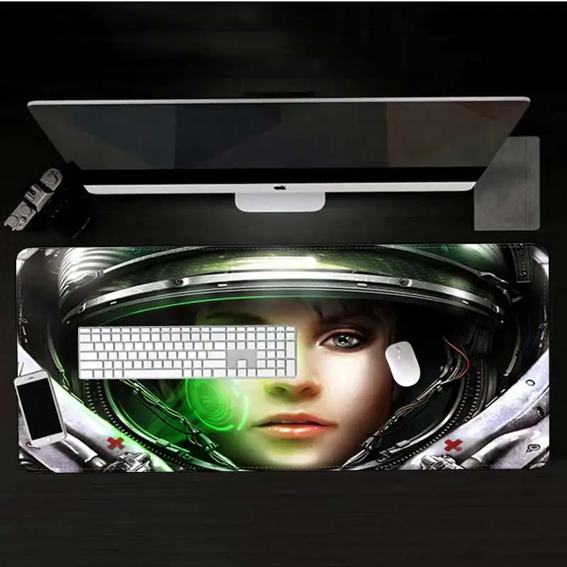 Lock Edge 30x80cm Maiya ваши собственные коврики Starcraft 2 прочный резиновый коврик для Мыши Pad большой коврик для мыши клавиатуры коврик - Цвет: Lock Edge 30x80cm