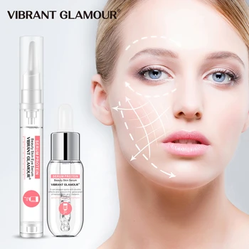 

VIBRANT GLAMOUR Serum Protein Repair Face Serum Eye Serum Set Anti-Wrinkle Moisturizing Firming Essence Dark Circle Remover Care