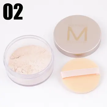 

Face Makeup Powder Breathable Waterproof Skin Finish Loose Powder Oil-Control Cosmetic Face Beauty Makeup Tool