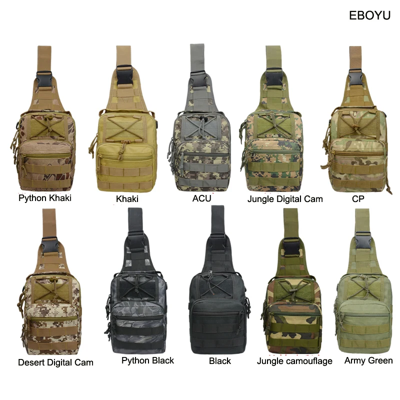 EBOYU 050 Тактический крепеж сумка мужская Военная Спортивная Сумка EDC облегченная модульная система переноски снаряжения рюкзак сумка на ремне нагрудная для кемпинга