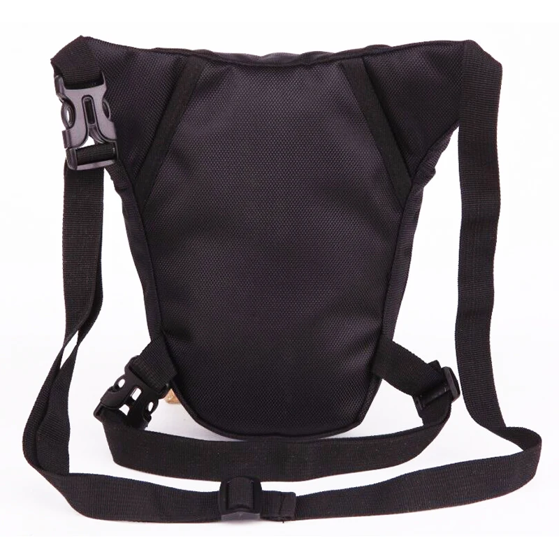 Дополнительная нейлоновая полиэфирная черная поясная сумка для мотоцикла
