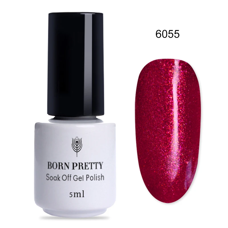 BORN PRETTY одношаговый УФ-гель для ногтей 5 мл цветной замачивающийся 3 в 1 Гель для маникюра УФ-гель для дизайна ногтей лак для ногтей - Цвет: 6055