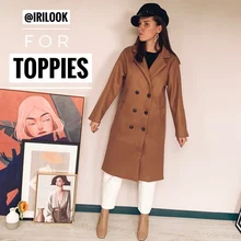 Зимнее пальто женское двубортное корейское длинное пальто для женщин однотонная верхняя одежда abrigos mujer