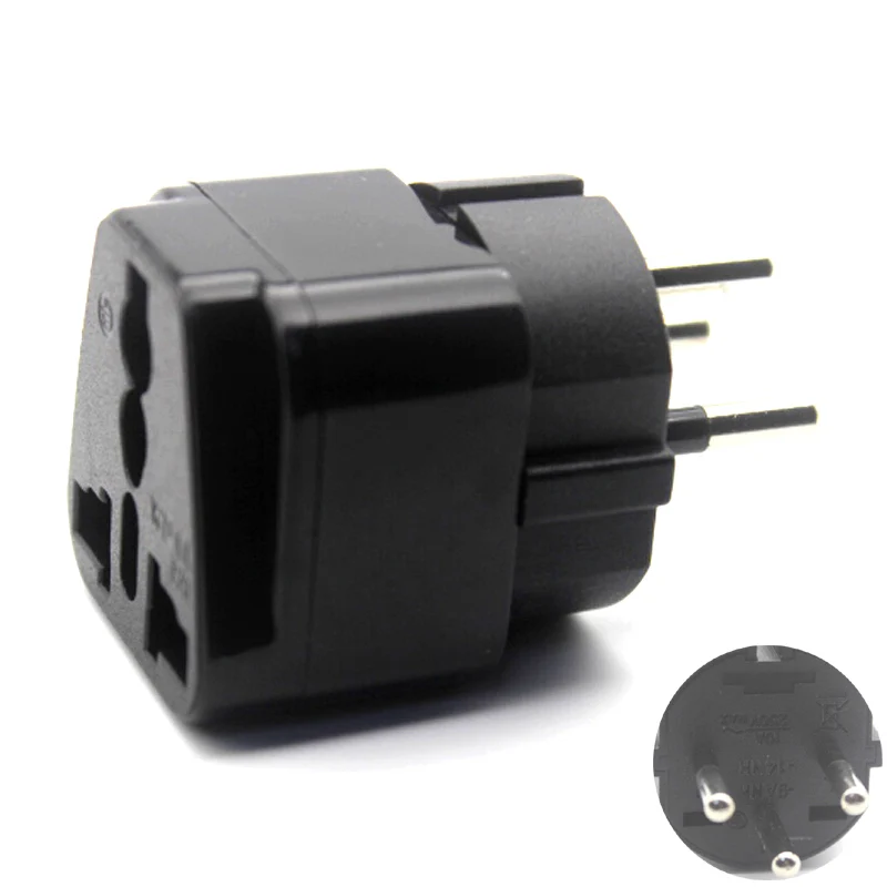 Universal 10A 250V EU US UK AU japan swiss germany france to Israel Egypt Pakistan Adapter Plug Type H