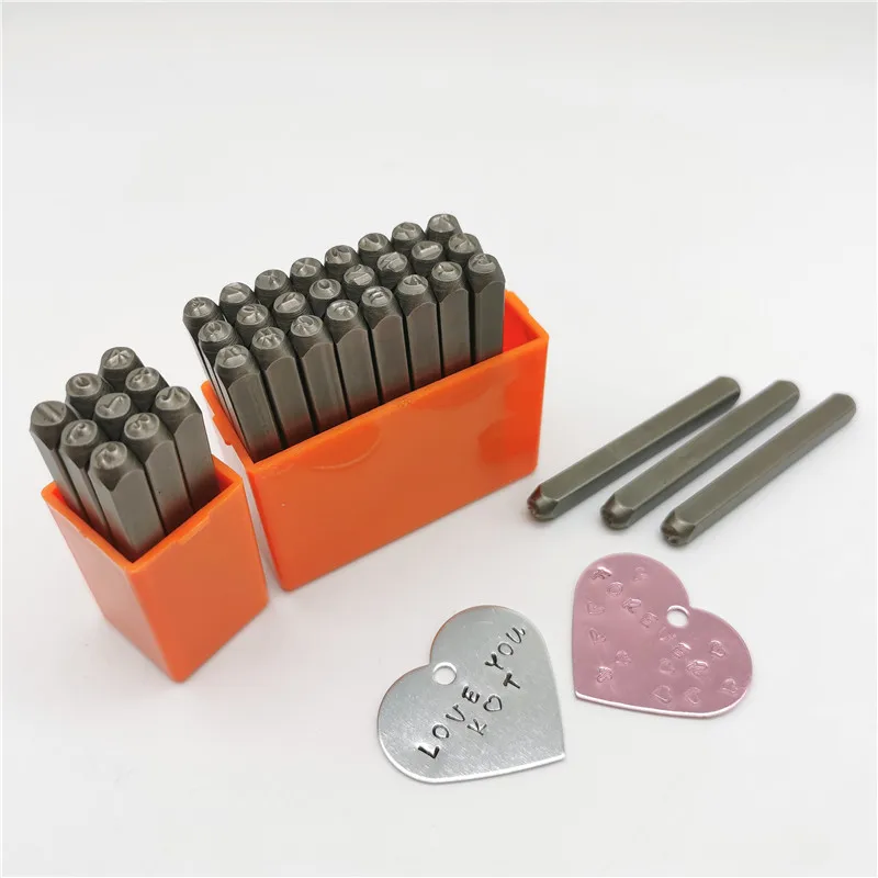 3mm letter number metal stamping set alphabet steel stamps leather wood jewelry making tool custom logo craft embossing punch number letter stamp set,leather craft stamps,leather letter punch,alphabet number stamp set