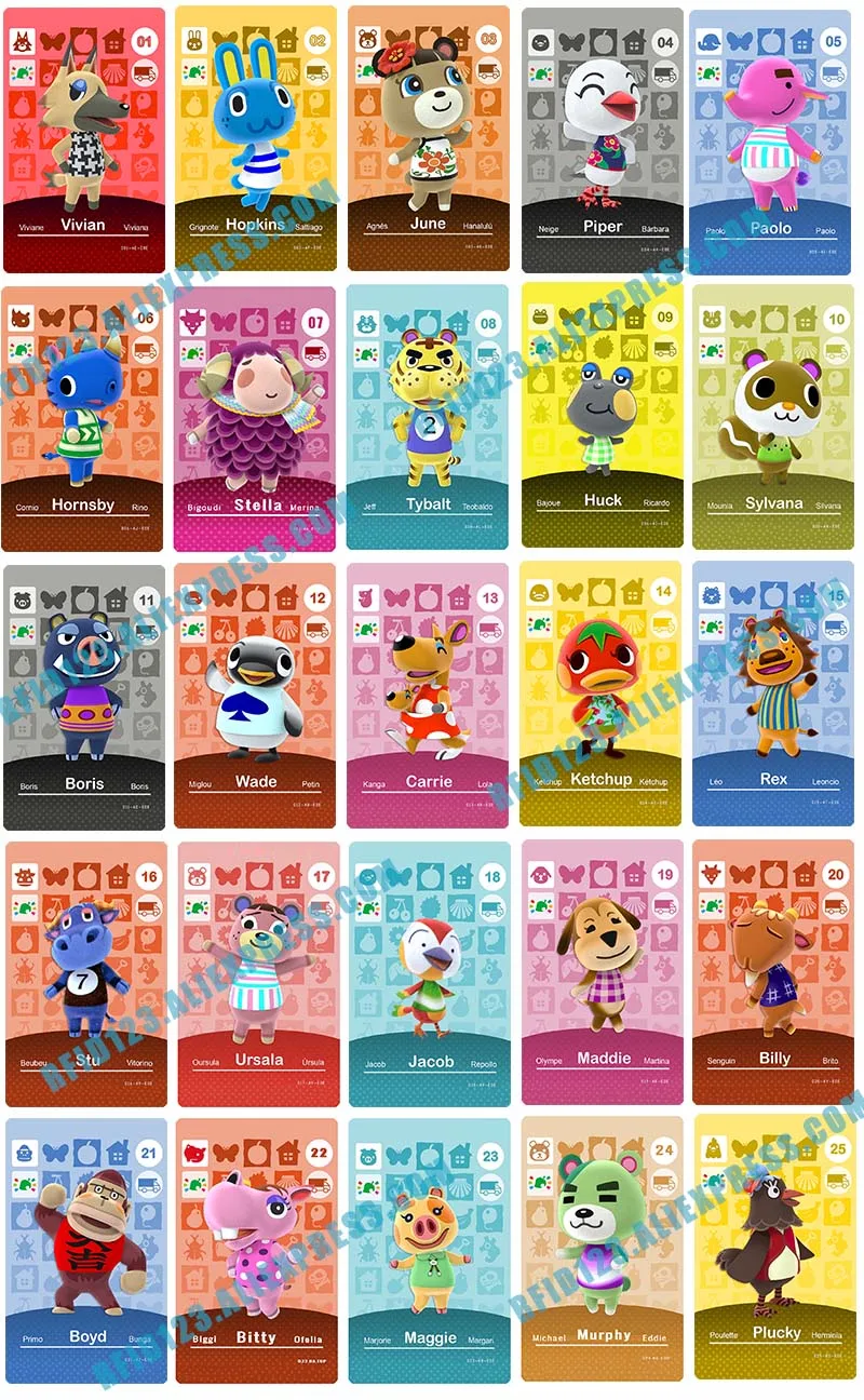 acnl marina amiibo card
