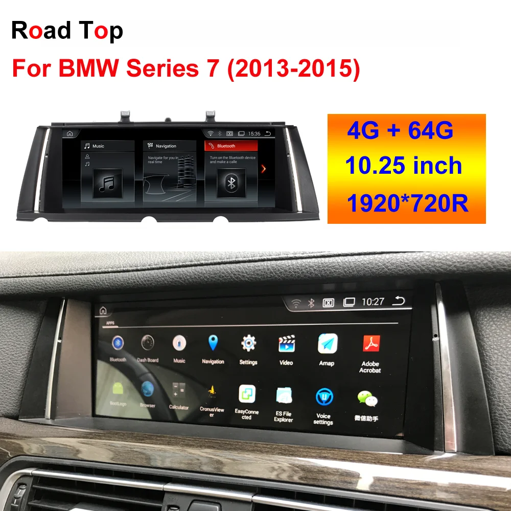 10,25 ''1920*720 Resolutio Android Сенсорный экран для BMW серии 7 2013- с мультимедийным плеером стерео дисплей gps навигация