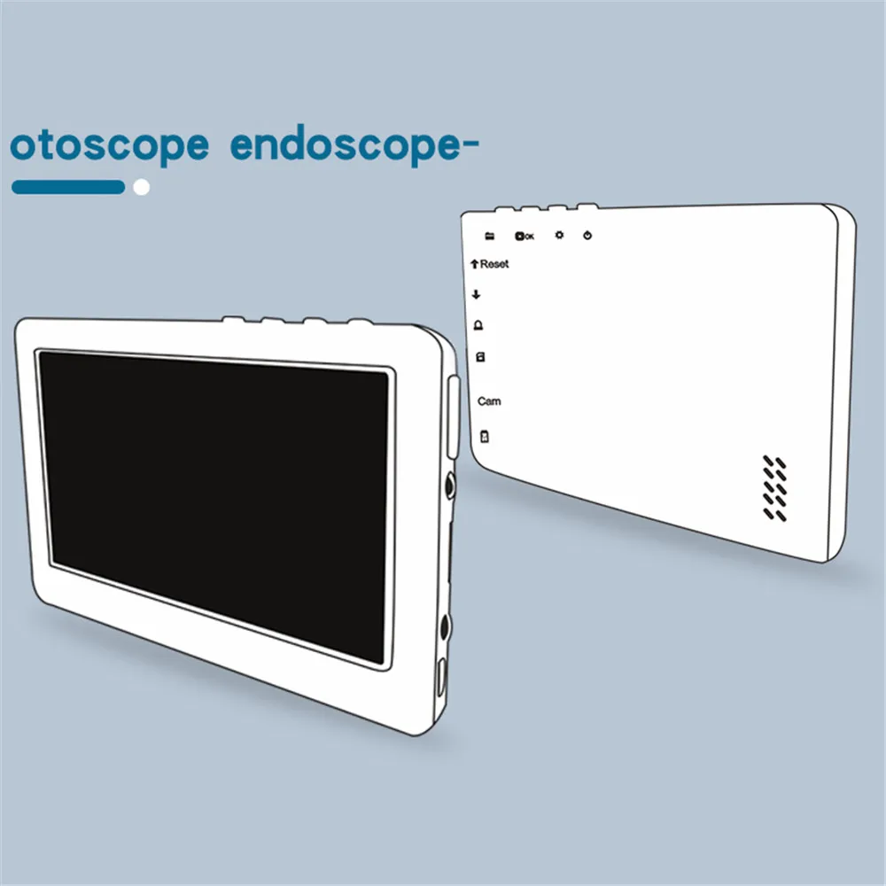 3.9MM Video Otoscope Camera 1080p 4.3 Inch Screen Ear Inspect Earwax Camera HD Display Digital Medical Endoscope Cleaning Tool