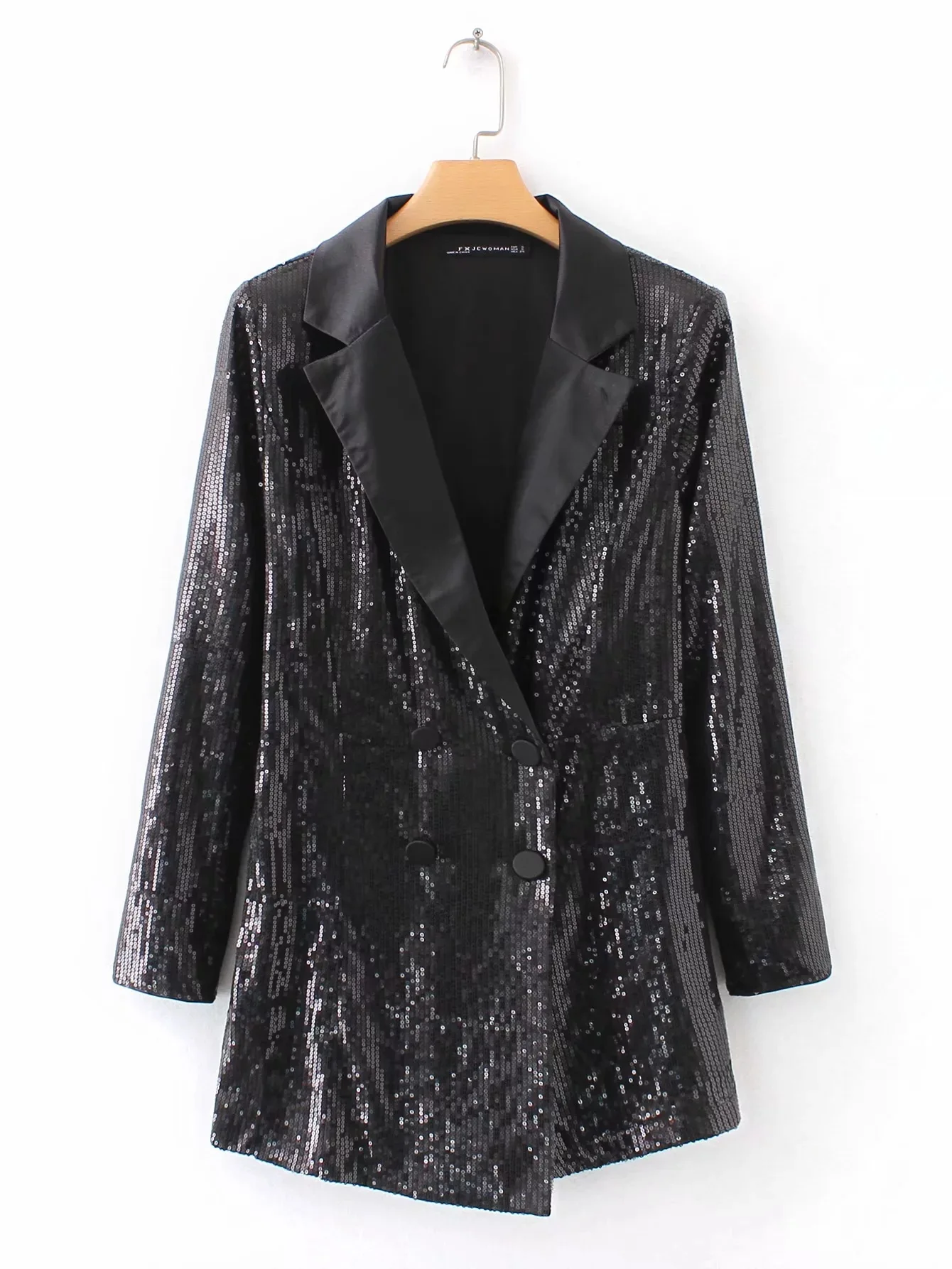 Mm8636 Autumn And Winter New Style EBay AliExpress Hot Sales Western Style Sequin Design Ol Commuting Small Suit Coat