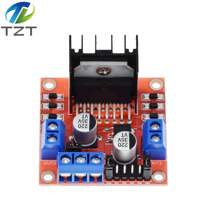 L298N Motor Treiber Controller Board L298 Modul Dual H Brücke DC Schrittmotor Für Arduino Smart Auto Roboter – Detail 10