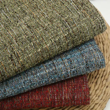 

Width 138cm Wholesale Upholstery Sofa Cover Thick Linen Cotton Old Coarse Cloth Slub Diy Tablecloth Canvas Fabric