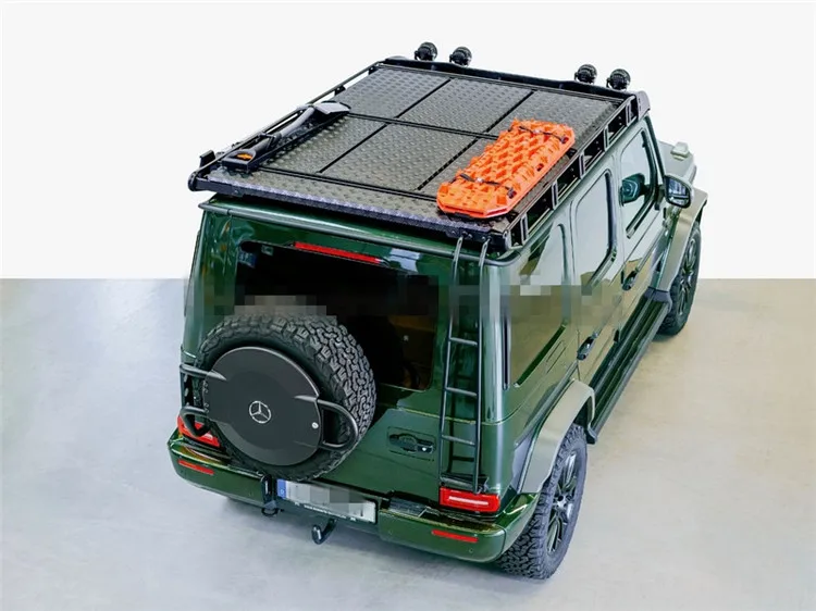 Г Класс w464 W463A G63 багажная стойка для w464 G350 G500 G63 багажник на крышу Высококачественная багажная стойка из нержавеющей стали для G wagon