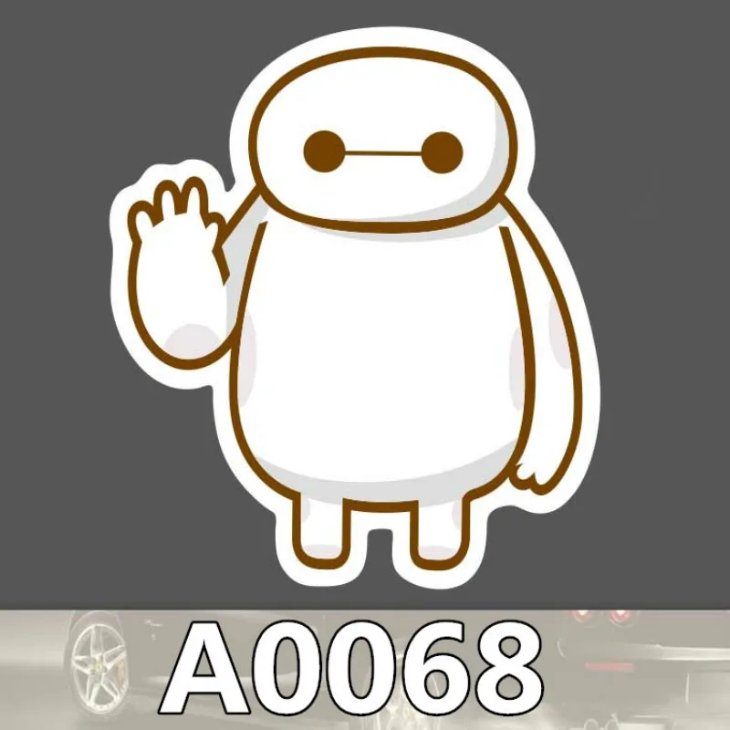 

Bevle A0068 Baymax Big Hero 6 Waterproof Sticker for Cars Laptop Luggage Skateboard Graffiti Cartoon Notebook Stickers