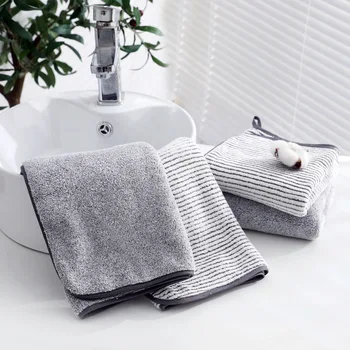

2Colors Microfiber Bath Towel Quick-drying 1Pcs Multi Purpose Cloth Supplies Soft Bathroom Accessories