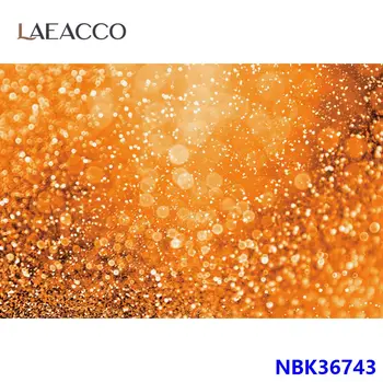 

Laeacco Gold Yellow Polka Dots Light Bokeh Shiny Party Newborn Portrait Pattern Photography Background Photo Backdrops Photocall