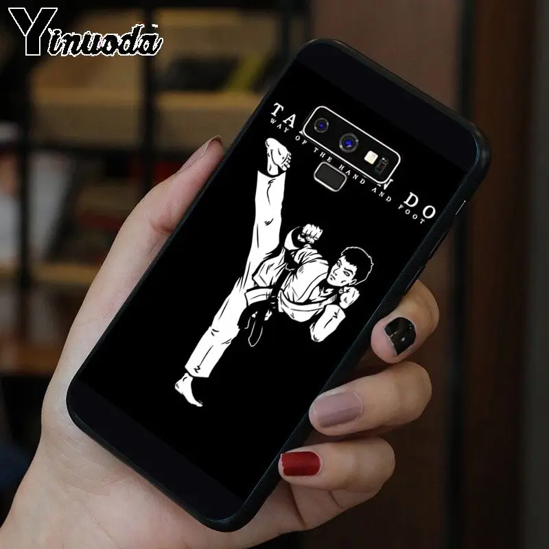 Yinuoda Kungfu тхэквондо Высокое качество телефон чехол для Galaxy S6 edge plus s7 edge s8 plus s9 plus