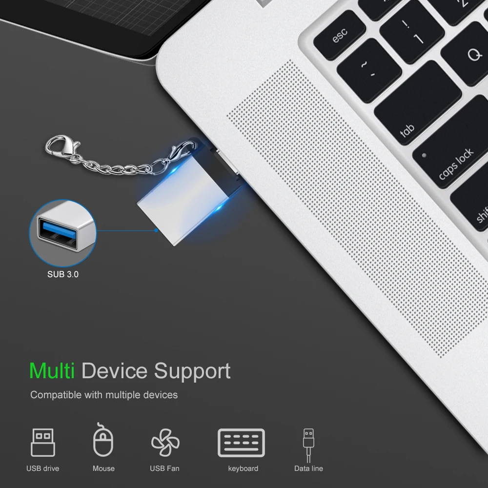 Адаптер OTG type c usb micro 3 0 преобразователь данных для зарядки Macbook Pro Samsung Huawei Xiaomi one plus